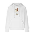 thumbnail image 4 of Qioperta Hauts pour Femmes Chic Décontracté Automne, Chandail Raglan pour Femmes à Fermeture Éclair avec Capuchon, Cardigan, Chandail à Manches Longues, 4 of 4