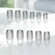 thumbnail image 4 of 550 Uds. Puntas de uñas postizas de cobertura completa, uñas postizas medio mate, puntas artificiales preformadas para manicura para salón en casa, 4 of 9