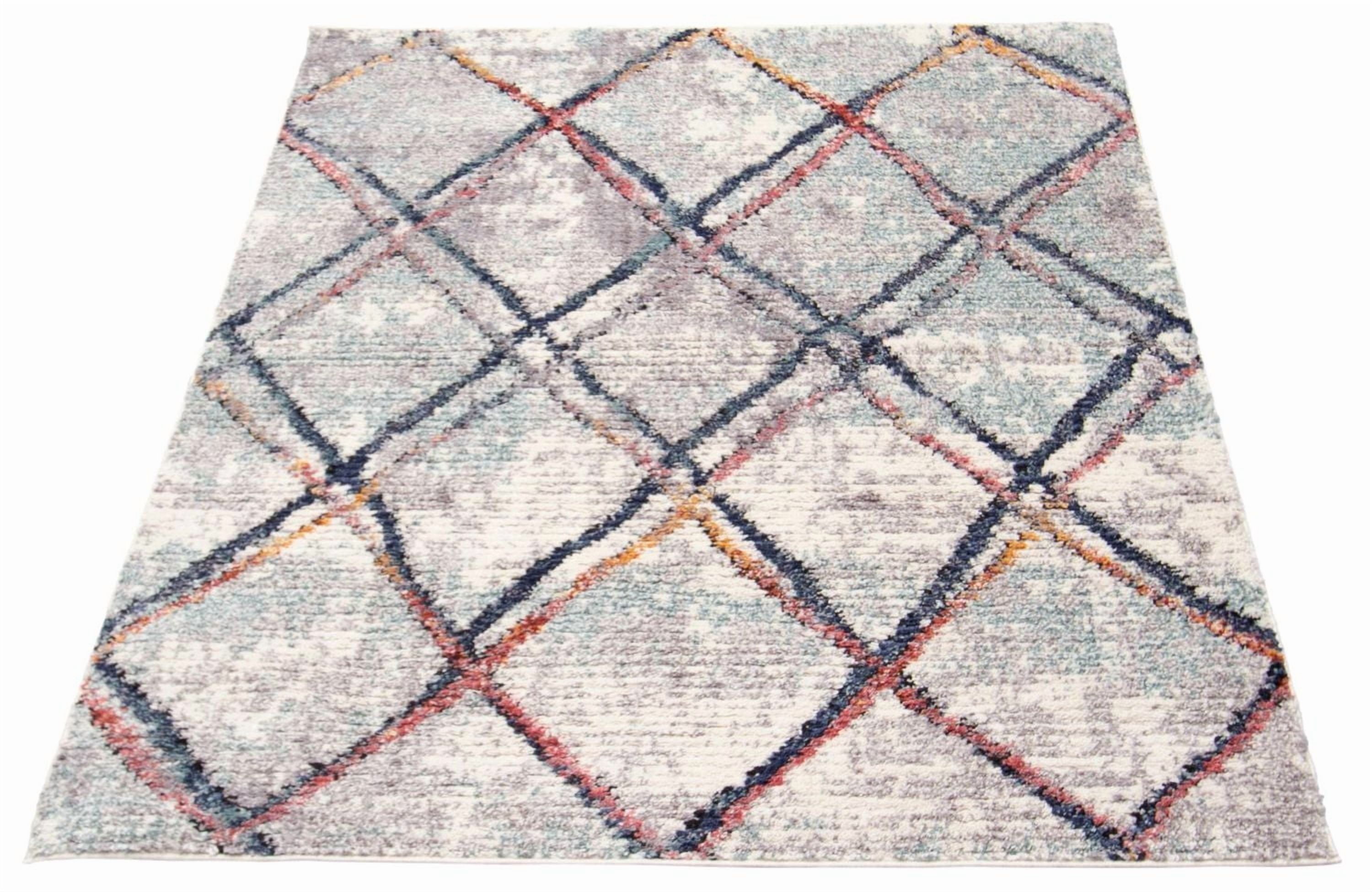 ECARPET Trellis Area Rug Ultra Soft & Fluffy Carpet Morocco Collection