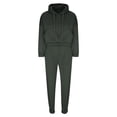 thumbnail image 4 of Usmixi Womens Tracksuits Set Sports Hoodies 2 Piece Outfit Sets for Women Casual Solid Hooded Sweatshirt and Jogger Pants Sweatsuit Sets with Pocket Ladies Girls Lounge Sets on Sale, 4 of 6