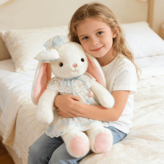 2026 New Easter Bunny Plush Toys, Easter Bunnies Stuffed Animals Toys Easter Decor Soft Pillow Toys, Cute and Perfect Birthday Gifts, Best Gifts for Bunny Easter Holiday Birthday
