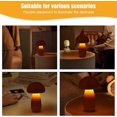 thumbnail image 5 of Wooden Mushroom Lamp, Portable Dimmable Bedside Lamp USB Rechargeable, Cordless Night Light, Mushroom Table Lamp for Home Decoration, Nightstand Lamp, 5 of 5