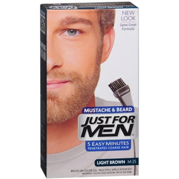 JUST FOR MEN Color Gel Mustache & Beard M30 LightMedium Brown 1 Each