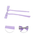 thumbnail image 3 of Unique Bargains 1 Pc Fashion Double Bow Hair Clips Hairdo Clip for Home Purple, 3 of 5