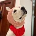 thumbnail image 2 of wefenad Orejas silenciosas para perros, orejeras para perros grandes, gorros de punto antirruido para perros, gorro de invierno cálido con cubierta para las orejas para perros media y grandes, co d7, 2 of 3