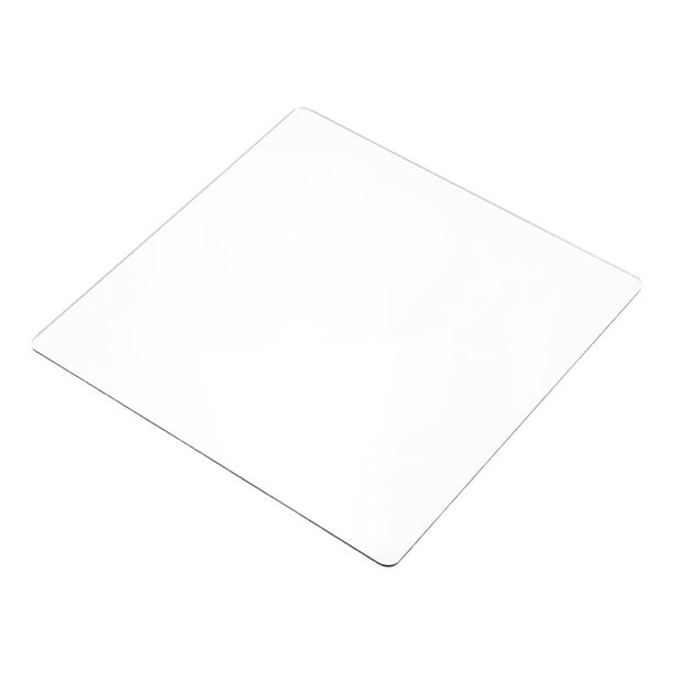 GOOHOCHY Espejo acrílico suave autoadhesivo para pared, sin taladros, para gimnasio, baño, dormitorio, irrompible, fácil instalación, 20 x 20 cm