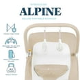 thumbnail image 4 of Baby Delight Alpine Deluxe Portable Baby Bouncer, for Infants 0-6 Months, Organic Oat, 4 of 12