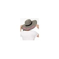 thumbnail image 3 of August Hat Rose All Day Floppy Hat (Black Natural, One Size), 3 of 8