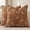Rust, variant on decorUhome Floral Throw Pillow Covers 18x18 Set of 2, Vintage Block Print Linen Farmhouse Decorative Pillow Cases for Couch Sofa, Rust