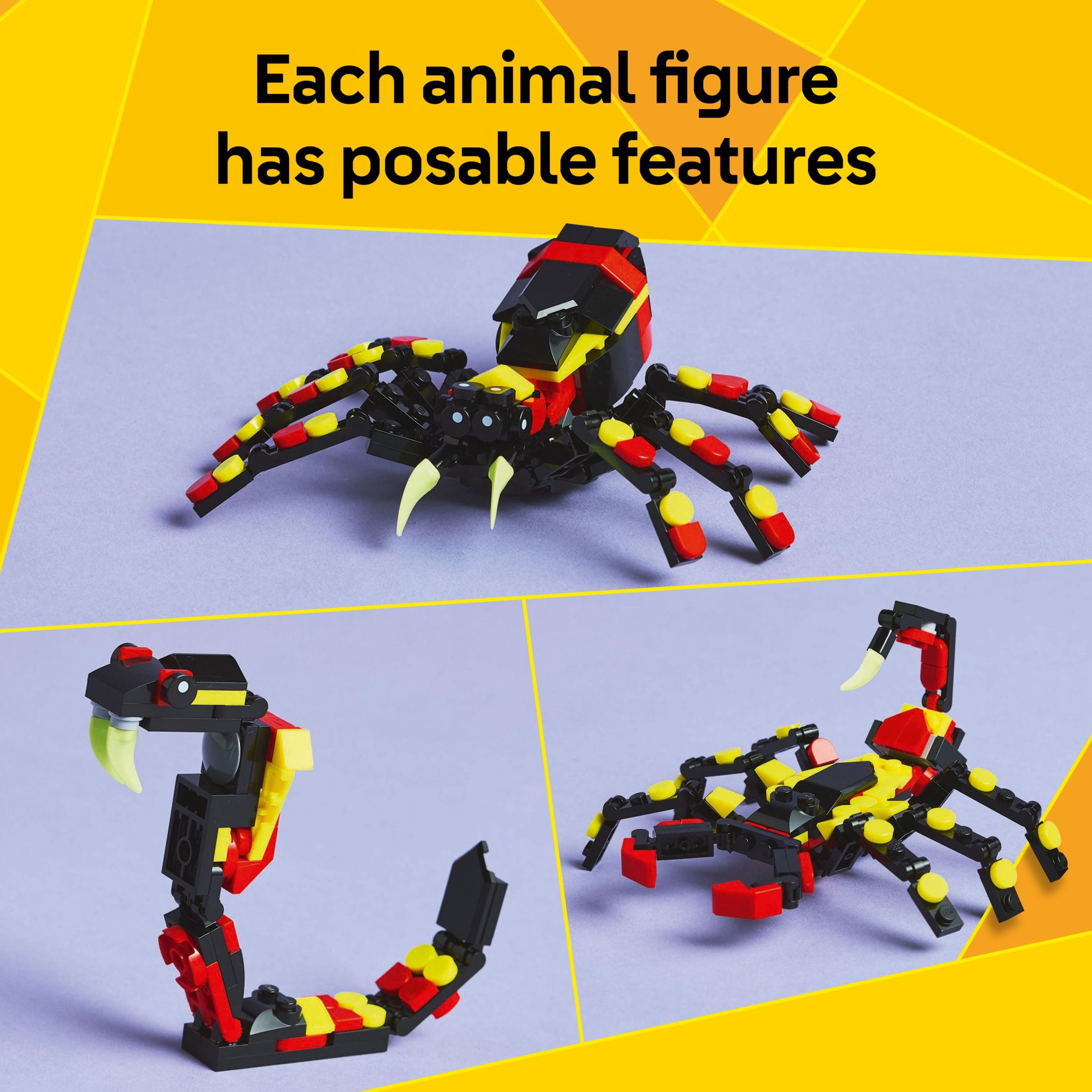 LEGO Creator 3 in 1 Wild Animals Surprising Spider photo 5