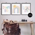 thumbnail image 6 of Stupell Industries Dream Big Little Illustration Typography Painting Black Framed Art Print Wall Art, 24 x 30, Set of 3, 6 of 9