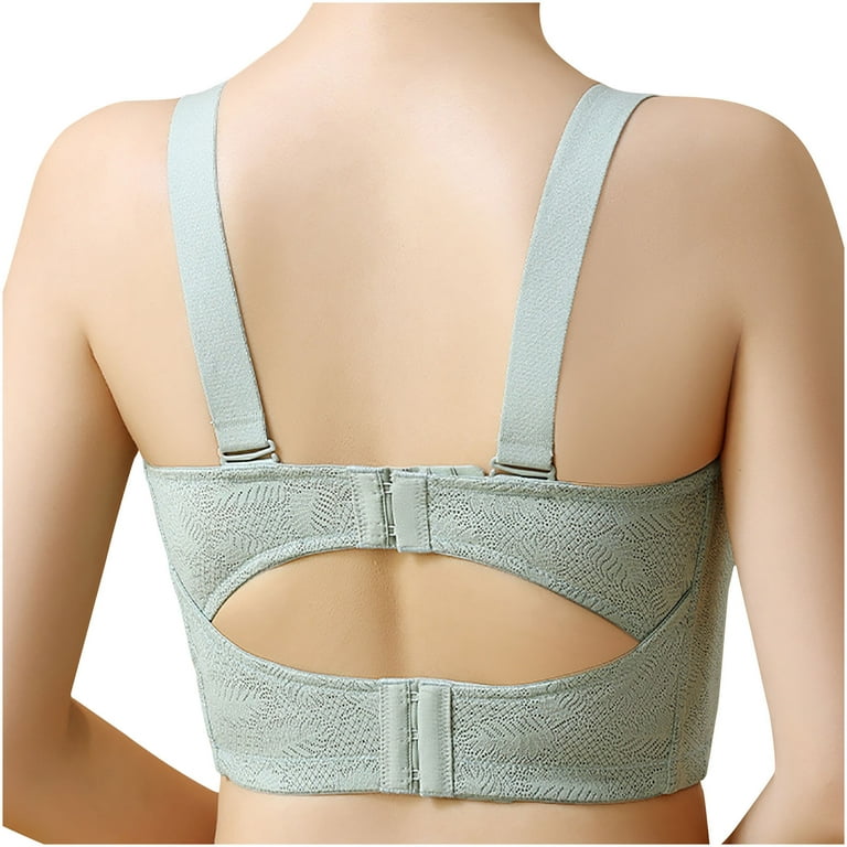 Elainilye Fashion Removable Shoulder Strap Bra Non-Underwire Daily Comfort  Bra Underwire
