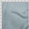 thumbnail image 4 of oneOone Rayonne Grisâtre Tissu Bleu Jacobée Robe Florale Tissu Tissu Imprimé par la Cour 56 Pouces de Large, 4 of 4