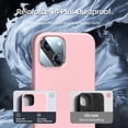 thumbnail image 4 of [5 in 1 for iPhone 14 Plus Case 6.7 inch, with 2 Pack Screen Protector + 2 Pack Camera Lens Protector, Liquid Silicone Slim Shockproof Protective Phone Case (Pink)…, 4 of 12