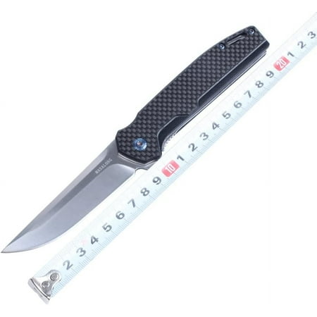 DASAW-pocket Folding Knife Kni243 7cr17 Blade With carbon fiber G10 Handle For Outdoor Portable Home Practical