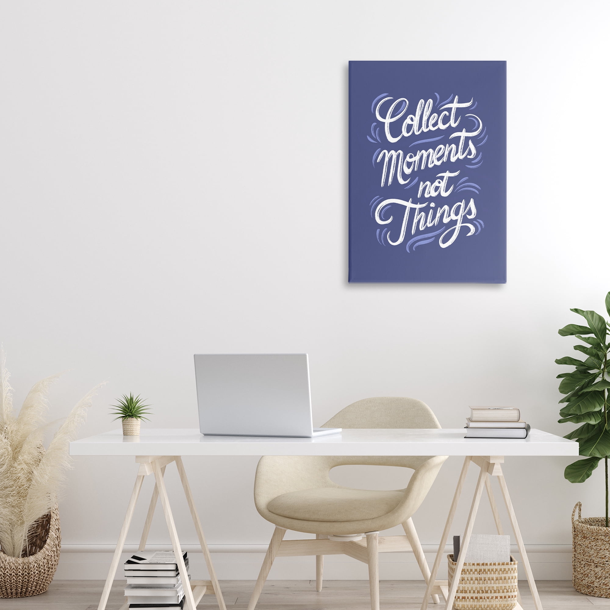 Stupell Industries Collect Moments Not Things Canvas Wall Art, design by Martina Pavlova