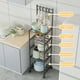 thumbnail image 5 of Estante Organizador Almacenamiento Estantes 5 Niveles 110 Libras Con Ruedas Rodantes para Lavandería Baño Garaje, 5 of 9