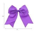 thumbnail image 4 of Motique Accessories Jumbo Hair Bow Clip with Tails for Child Girls-Purple, 4 of 4