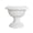 C, variant on KGJQ Flower Urn Planter, Plastic Plant Pot White Small Flower Urn, Elegant Retro Flowerpot for Indoor Table Decor