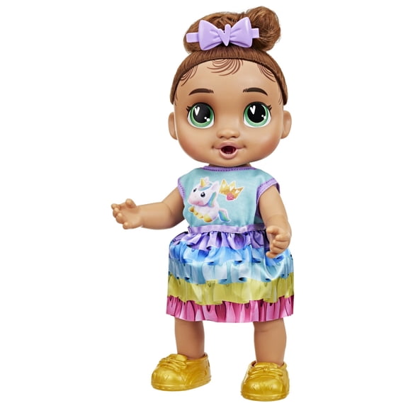 Baby Alive Baby Grows up Sophia Sparkle, Interactive Talking Doll for Girls and Boys 3