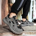 thumbnail image 4 of LASUDRAA Steel Toe Shoes for Men Work Safety Shoes Lightweight Slip Resistant Air Cushion Running Shoes, 4 of 5