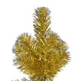 thumbnail image 3 of Vickerman G190824 2 Pi x 16 Po Arbre de Clinquant d'Or avec Pointes Pailletées en PVC 75, 3 of 3