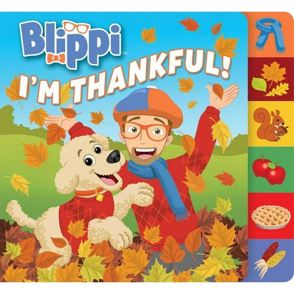 Board Books with Tabs: Blippi: I'm Thankful (Board book)