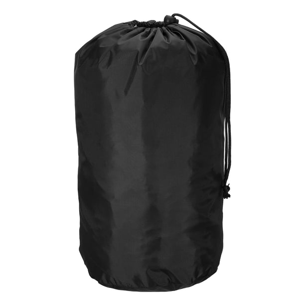 Bolsa de Almacenamiento Uxcell, 9x16 Pulgadas, Bolsa Impermeable para Exterior con Cordón y Tapón de Polvo para Camping, Negra