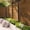 brown, variant on Mondaria 6 ft x 6 ft Privacy Fence Panel with 1 Post, WPC Composite Outdoor Fence for Backyard, Garden and Pool, Yellow Teak