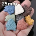 thumbnail image 4 of U8MO 5PCS Fish Shape 25x24mm 35x32mm Colorful Lava Stone Loose Pelelith Beads-Ink Blue-35x32mm, 4 of 7