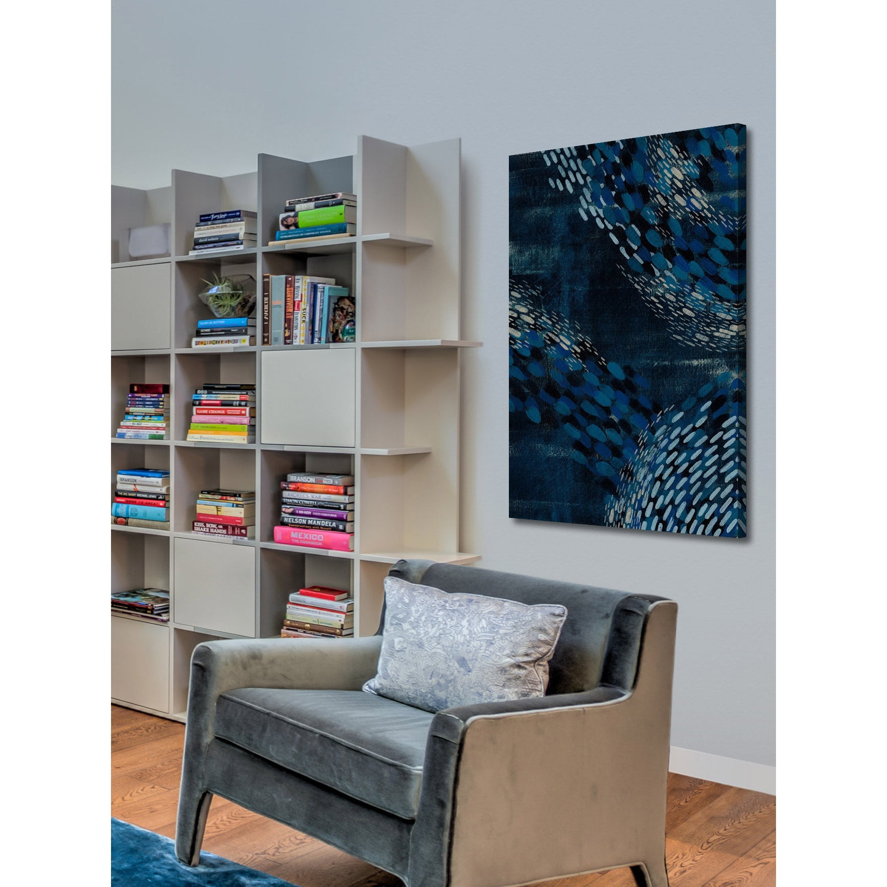 Marmont Hill "Moon Tide II" Painting Print on Wrapped Canvas