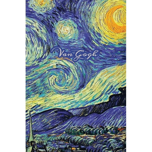 Decorative Notebooks Van Gogh: Starry Night Painting, Hardcover Journal Writing Notebook Diary with Dotted Grid, Lined, Blank, Vintage Paper , Book 2, (Hardcover)