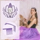 thumbnail image 4 of Didder Tiara morada corona diadema coronas de princesa para mujeres y niñas con peines tiaras de princesa para niñas pequeñas novia boda fiesta de cumpleaños fiesta de cumpleaños Halloween princesa di, 4 of 4