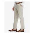 thumbnail image 3 of TOMMY HILFIGER Mens Beige Flat Front, Tapered, Slim Fit Stretch Pants 44W /30L, 3 of 3