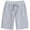 Gray, variant on Mens Shorts Casual Beach Shorts Man Trendy Leisure Solid Color Multiple Pockets Draw Rope Five Quarter Pants Black 2X
