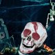 thumbnail image 5 of ZHAOCHENG Esqueletos de Halloween de plástico realistas, simulación falsa, modelo de cráneo humano, hueso de cabeza, accesorio de Halloween, esqueleto mini realista, decoración espeluznante de Hallowe, 5 of 5