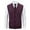 Wine, variant on NTACZA Argyle Sweater Mens V Neck Blue Button Down Sweater Cardigan Fleece Lined Sleeveless Thicken Vests Men's Jumper L