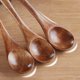 thumbnail image 3 of Cucharas de madera mágicas ecológicas, agarre cómodo, artesanía exquisita para una alimentación natural y saludable, diseño elegante con madera responsable y sostenible (6 piezas), 3 of 7