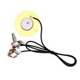 thumbnail image 1 of Metal Pickup Piezo Transducer Prewired Amplifier Pick Up, Easy Installation for Guitar Mandolin Ukulele, 1 of 7