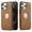 Brown, variant on iPhone 16 Pro Max Case with Logo Hole, Premium PU Leather TPU Slim Fit Shockproof Anti-Scratch Heavy Duty Protection Rugged Phone Case for Apple iPhone 16 Pro Max, Brown
