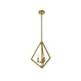 thumbnail image 3 of Irina 3 lights pendant in brass, 3 of 7