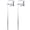 Silver, variant on Drop Forged Steel Bar Clamps Set, 24 inch F Clamps for Welding and Woodworking, 4-3/4 inch Throat, Pack of 2