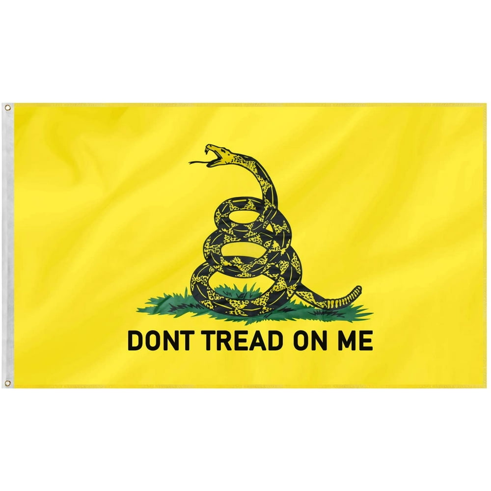 Dont Tread On Me Flag 3x5 Foot Don't Tread On Me Gadsden Flag Vivid
