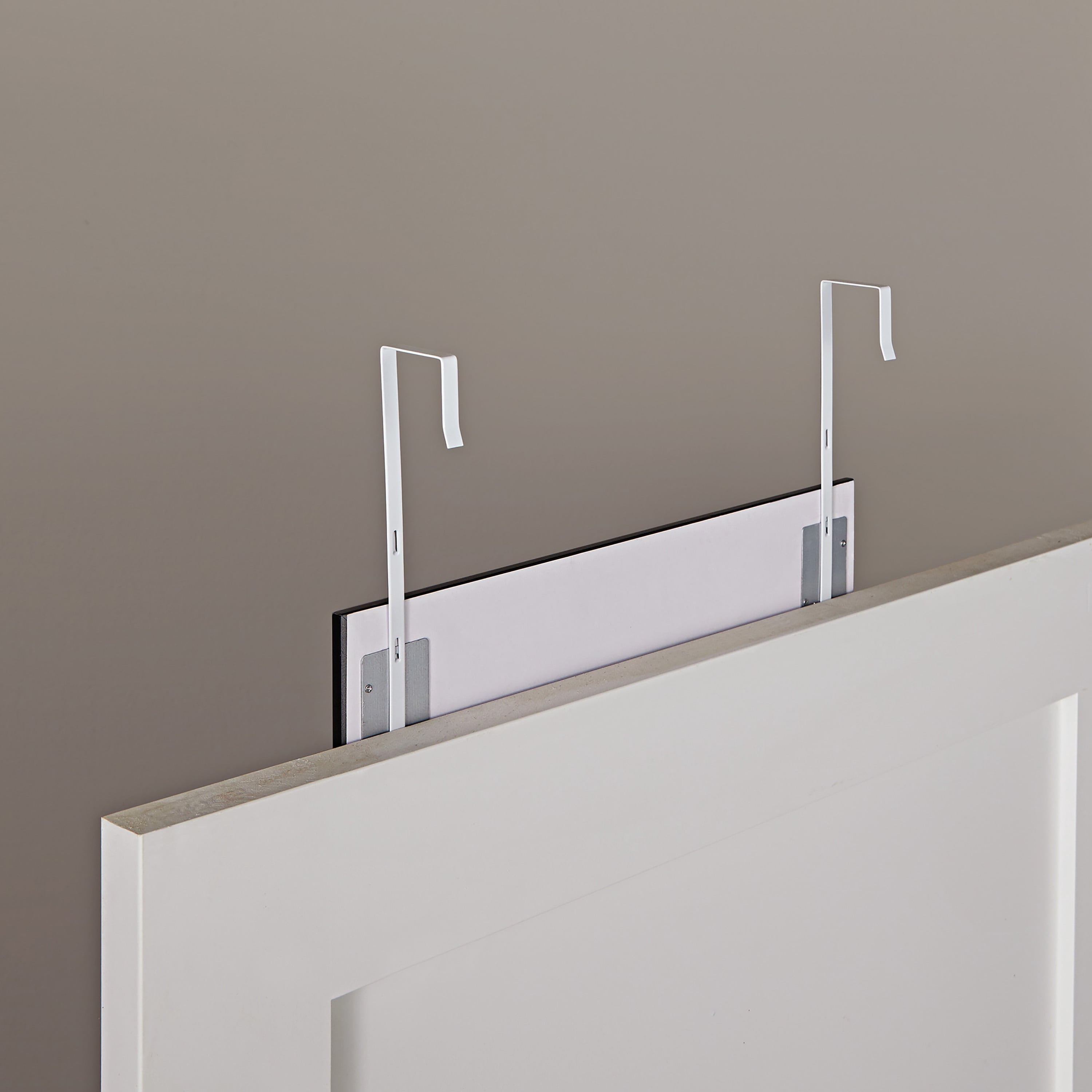 Mainstays 14.25x50.25 Inch Over-the-Door Mirror, Black