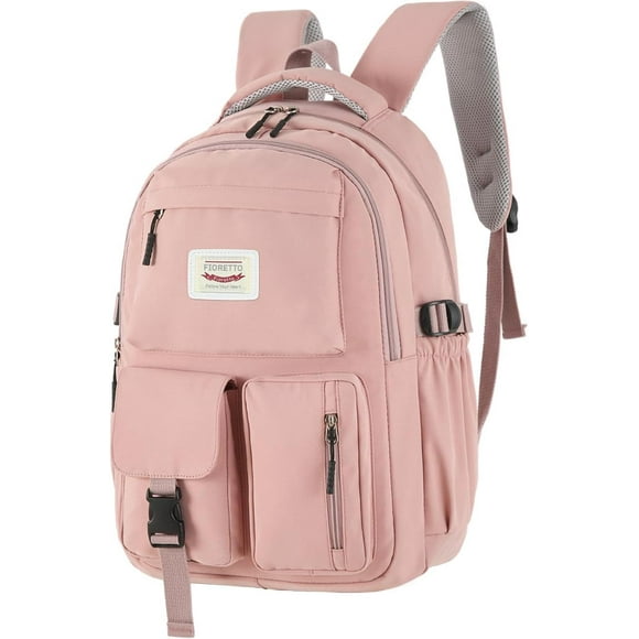 Lightweight School Backpack Womens, Cute School Bag for Girls, Laptop Rucksack Backpack for School Casual Daypacks Travel Backpack.Pink