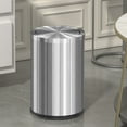 thumbnail image 2 of QualitChoice Stainless Steel Trash Can For Kitchen And Bathroom Providing Ample Space For Garbage black 7L, 2 of 6