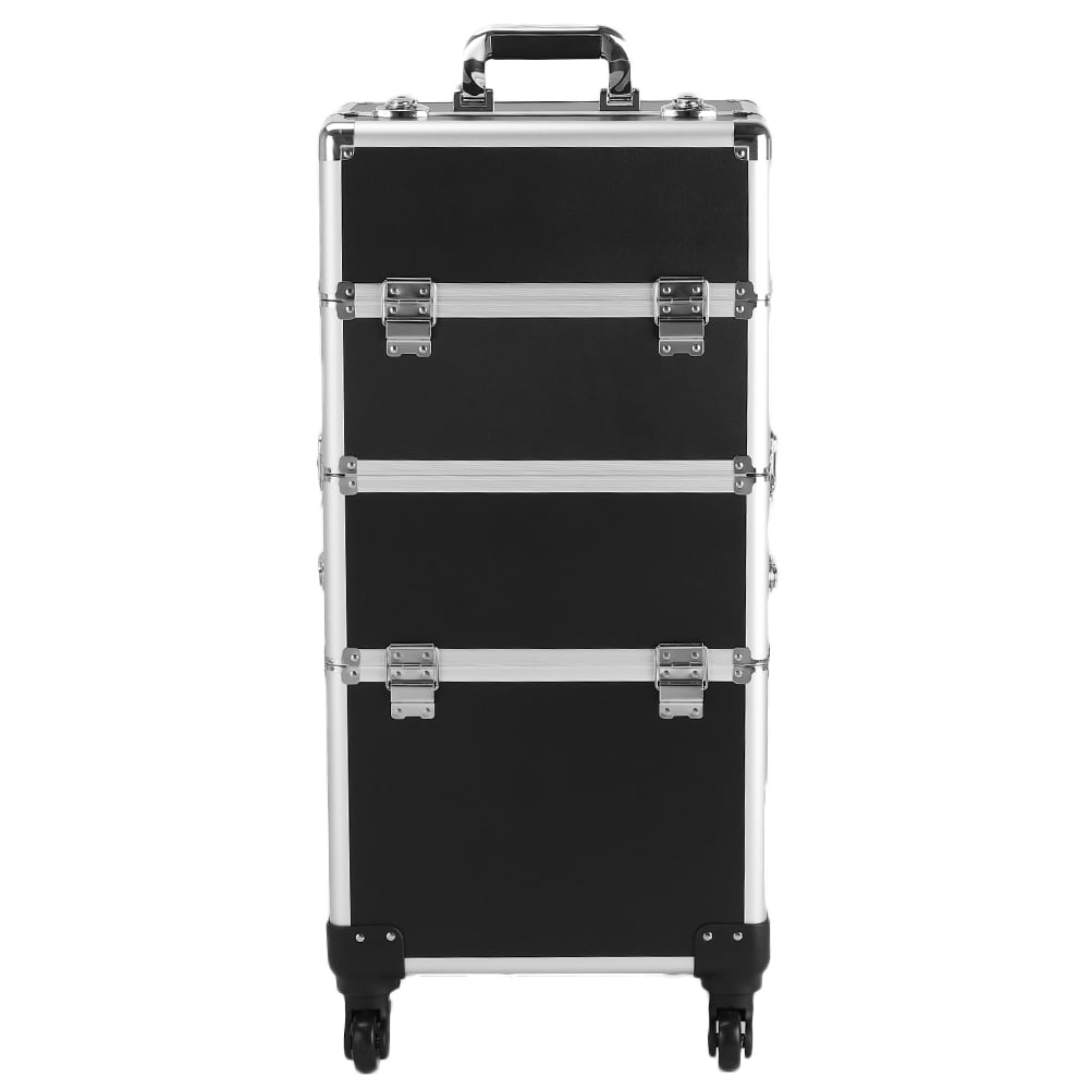 makeup luggage on wheels