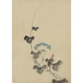 thumbnail image 2 of Katsushika Hokusai 11x14 Gold Ornate Wood Frame and Double Matted Museum Art Print Titled - Blue Blossom of Morning Glory on Vine (1830-1850), 2 of 4