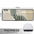 thumbnail image 5 of Kitchen Rugs Sets Of 2,Green Boho Geometric and Plant Pattern Anti Fatigue Kitchen Mat Rugs Non Slip Washable,Decorative Kitchen Floor Mats for Kitchen,Sink,Laundry,17"x47"+17"x47", 5 of 5
