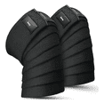 thumbnail image 1 of 1 Par Vendas Elasticas Para Las Rodillas  Belug, Negras, 1 of 5